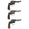 Image 2 : Collector's lot of Three Rast & Gasser Model 1898 Double Action Revolvers