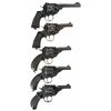 Image 2 : Five Webley Double Action Revolvers