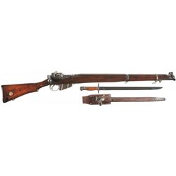 Scarce Enfield No. 1 SMLE Mark V Bolt Action Rifle with Bayonet