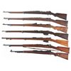 Image 2 : Seven Bolt Action Military Rifles with Bayonets