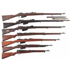 Seven Bolt Action Military Long Guns