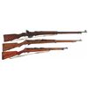 Image 1 : Three Ross Straight Pull Bolt Action Rifles