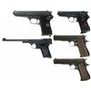 Image 1 : Five European Semi-Automatic Pistols