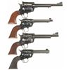 Image 2 : Four Ruger Single Action Revolvers