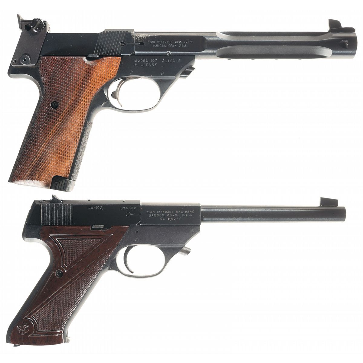 Two High Standard Semi-Automatic Pistols