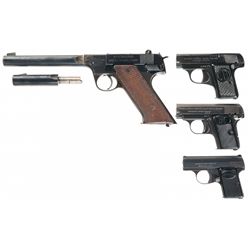 Four Semi-Automatic Pistols