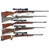 Image 1 : Five Bolt Action Rifles