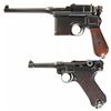 Image 1 : Two German Semi-Automatic Pistols