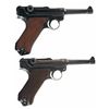 Image 2 : Two Luger Semi-Automatic Pistols