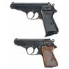 Image 1 : Two Walther PP-Series Semi-Automatic Pistols