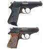 Image 2 : Two Walther PP-Series Semi-Automatic Pistols