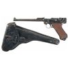 Image 1 : DWM Model 1914 1915 Dated Luger Artillery Semi Automatic Pistol with Holster