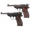 Image 1 : Collector's Lot of Two Mauser P38 Semi-Automatic Pistols