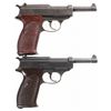 Image 2 : Collector's Lot of Two Mauser P38 Semi-Automatic Pistols