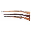 Image 2 : Three Bolt Action Military Rifles