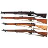 Image 2 : Four Enfield Bolt Action Rifles