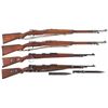 Image 1 : Four Mauser Style Bolt Action Military Rifles