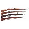 Image 1 : Four Bolt Action Military Rifles