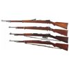 Image 2 : Four Bolt Action Military Rifles
