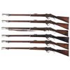 Image 2 : Six Martini Single Shot Rifles with Bayonets
