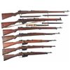 Image 1 : Seven Military Bolt Action Longarms