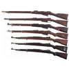 Image 2 : Seven Bolt Action Military Rifles