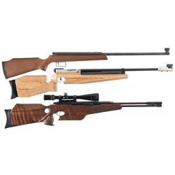 Three Single Shot Air Rifles