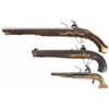 Image 2 : Collector's Lot of Three Contemporary Flintlock Pistols