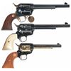 Image 2 : Three Display Cased Colt Single Action Revolvers