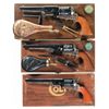 Image 1 : Three Colt Black Powder Series Percussion Revolvers - A) Colt Third Model Dragoon Revolver with Wood