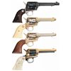 Image 2 : Collector's Lot of Four Cased Colt Frontier Scout Commemorative Single Action Revolvers