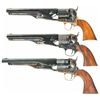 Image 2 : Three Reproduction Percussion Revolvers