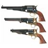 Image 2 : Three Cased Italian Replica Percussion Revolvers