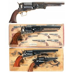 Four Reproduction Percussion Revolvers