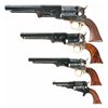 Image 2 : Four Reproduction Percussion Revolvers