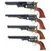 Image 2 : Collector's Lot of Four Reproduction Percussion Revolvers