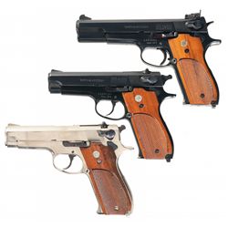 Three Smith & Wesson Semi-Automatic Pistols