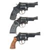 Image 2 : Three Smith & Wesson Double Action Revolvers with Holsters