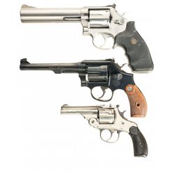 Three Double Action Revolvers