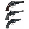 Image 2 : Three Smith & Wesson Double Action Revolvers