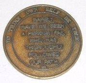 VINTAGE 25 YEAR AA UNITY/SERVICE/RECOVERY DR.BOB/BILL W COIN *RARE MINT ...