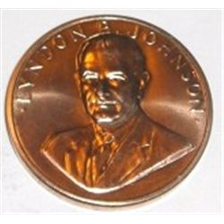 1965 INAUGURATED LYNDON JOHNSON PRESIDENT COIN *RARE MINT STATE MS HIGH GRADE*!! COIN CAME OUT OF SA