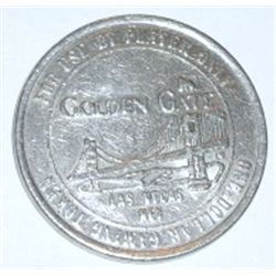 GOLDEN GATE $1 CASINO COIN LAS VEGAS *HARD TO FIND CASINO COIN*!! COIN CAME OUT OF SAFE!!