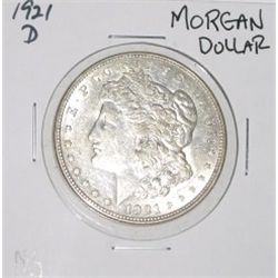 1921-D MORGAN SILVER DOLLAR *RARE MINT STATE MS HIGH GRADE*!! SILVER DOLLAR CAME OUT OF SAFE!!