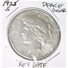 Image 1 : 1925-S PEACE SILVER DOLLAR *RARE KEY DATE*!! SILVER DOLLAR CAME OUT OF SAFE!!