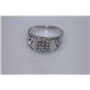 Image 1 : 18.3 CTW CZ RING .925 STERLING SILVER