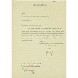 JOSEPH GOEBBELS AND ROBERT LEY