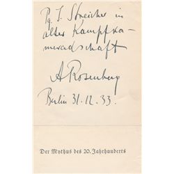 ALFRED ROSENBERG