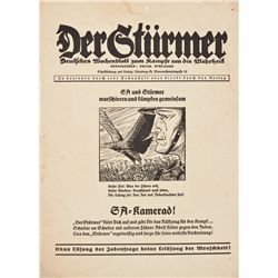  DER STURMER  ANTI-SEMITIC POSTER