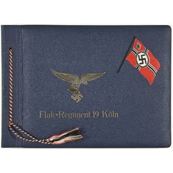 GERMAN FLAK REGIMENT PHOTO ALBUM